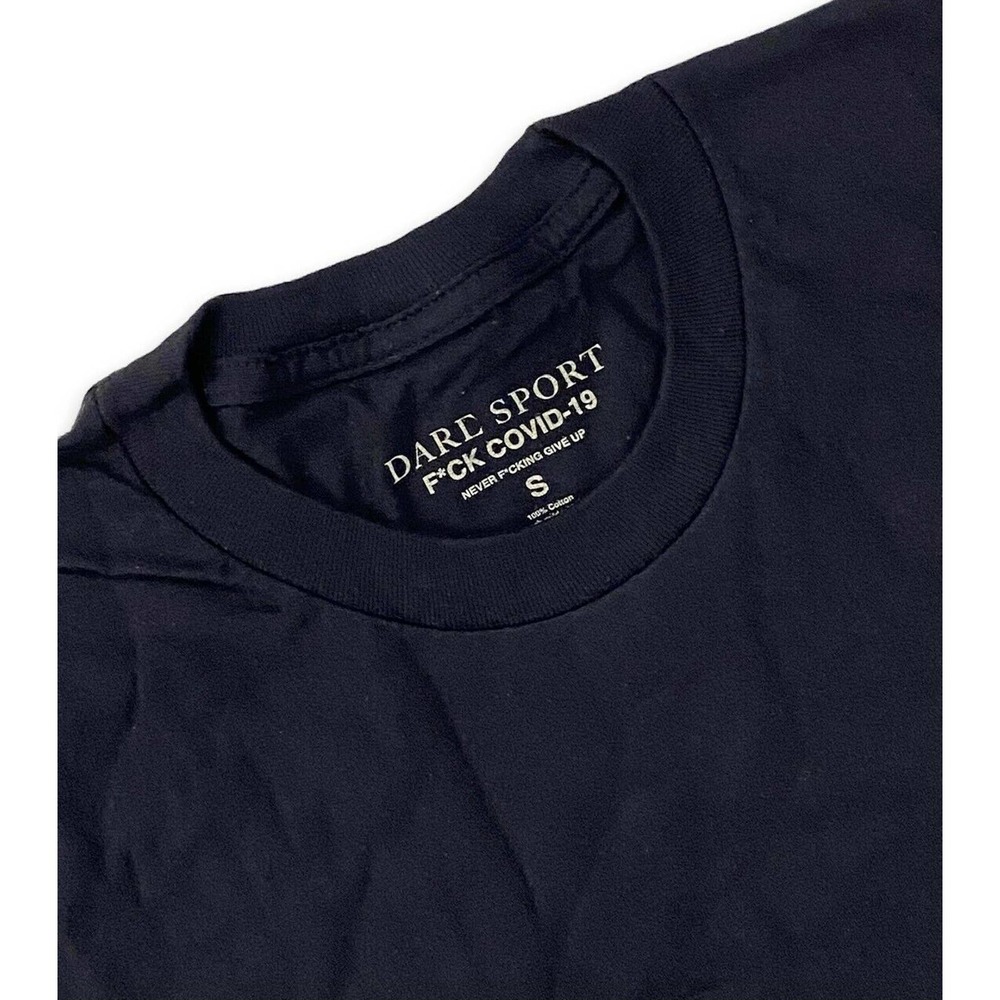 Darc Sport Men's F*ck Covid-19 Classic Wolves Premium Tee T-Shirt - Picture 3 of 3